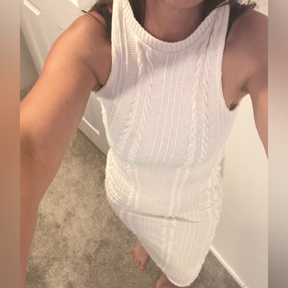 Zara knitted dress never used